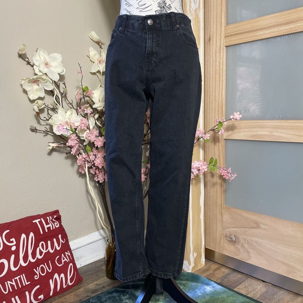 Architect Jeans Active Flex Straight Black Denim Size 14H Everyday Casual Pants